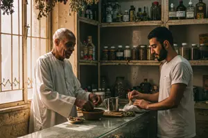        الأخصائيون في الطب التقليدي والتكميلي (الشعبي)   